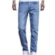 thumbnail image 2 of Puntoco Pantalones casuales largos para hombre, pantalones deportivos con bolsillos, sólidos, con botones y cremallera a la moda para hombre, 2 of 5