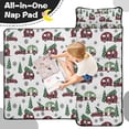 thumbnail image 4 of White Christmas Car and Camper Pattern Toddler Nap Mats for Kids Preschool,51"x22" Sleeping Mat Bag or Kids,Toddler Sleeping Bag,Toddler Nap Mat or Daycare, 4 of 6