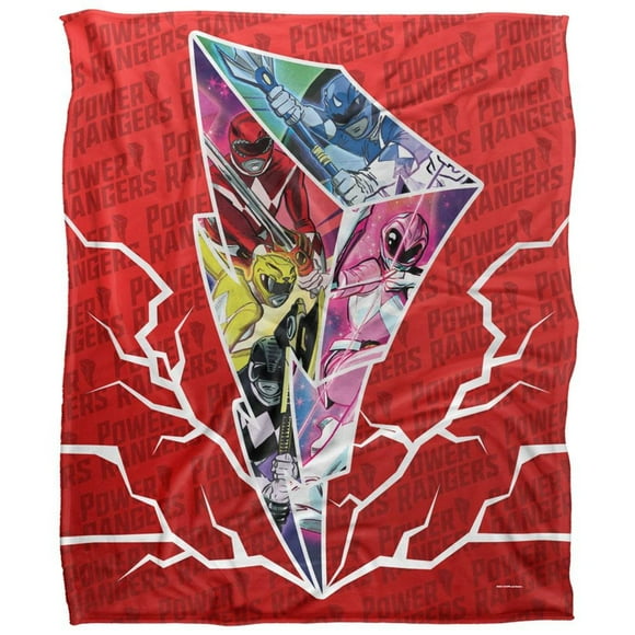 Power Rangers Lightning Bolt Blanket