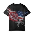 thumbnail image 5 of Short Sleeve Shirts for Women 250th Anniversary Usa Shirt 1776-2026 American Flag Print America 250 Patriotic T Shirts Graphic Tees, 5 of 6