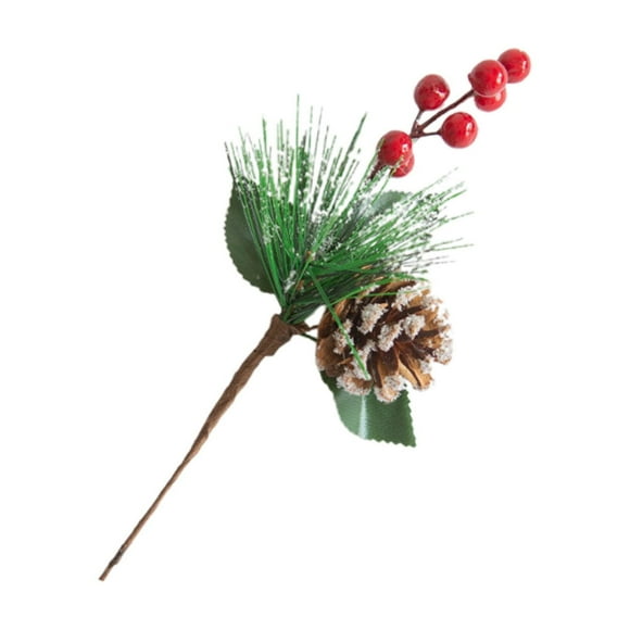 Christmas Tree Decorations,Gold and Red Christmas Twigs and Leaves Red Fruit Fruit Christmas Tree Wreath Rattan Diy Decorative Accessories,Christmas Tree Lights,Outdoor Christmas Tree