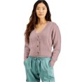 thumbnail image 1 of I.N.C Womens Cable Knit Cardigan Sweater, Pink, Large, 1 of 1