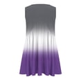 thumbnail image 4 of Plebaso V Neck Tank Tops for Women Gradient Color Ruffle Shirts Flowy Sleeveless Womens Summer Blouses, 4 of 5
