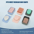 thumbnail image 7 of Superior Leak-Proof Silicone Travel Soap Case with Drainage Lid/Layer, Compact Bar Soap Container, Durable Soap Holder for Camping, Gym, and Travel Size Toiletries (Light-Purple), 7 of 7