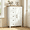 White, variant on Winkalon 5 Drawers Dresser for Bedroom With Barn Door, Farmhouse Modern Tall Dresser 5 Chest of Drawers, Storage Organizer for Bedroom, Hallway, Living Room, White