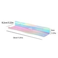 thumbnail image 6 of 2Pcs Acrylic Floating Shelves Wall Mounted Display Racks Strong Load-bearing Rainbow Color Wall Shelf Organizer, 6 of 7