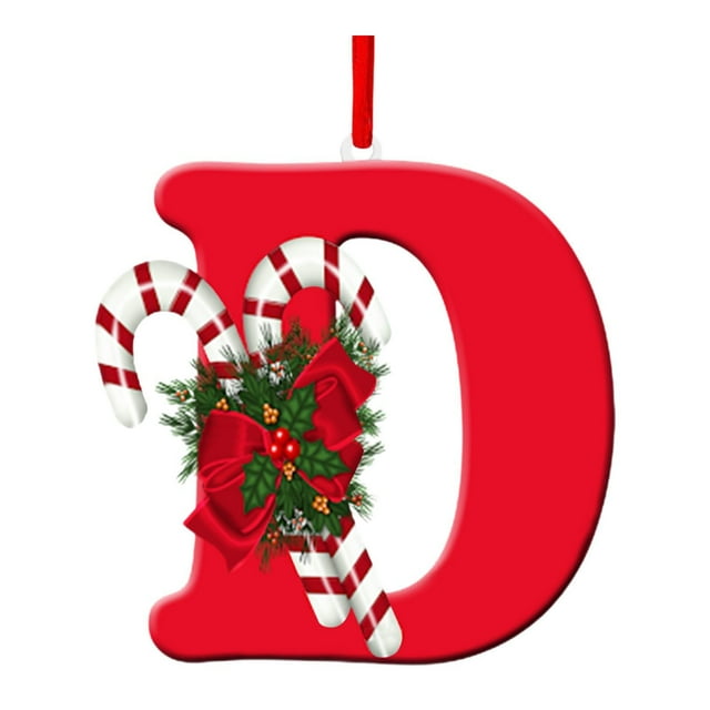 Adorno colgante para de Navidad con letras, decoración para de Navidad, bricolaje, decoración navideña creativa para hotel, celebración, D