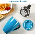 thumbnail image 4 of Tea Cup with Lid, Tea Infuser Cup, 500ml 16oz Mug, Tea Cup with Stainless Steel Filter, Tea Cup with Infuser, Tea Mugs with Infuser and Lid, Tea Gifts for Tea Lovers, Tea Infuser Mug - Medium blue, 4 of 7