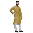 thumbnail image 2 of Atasi Kurta à Manches Longues Imprimé avec Ensemble de Pyjama pour Hommes Vêtements d'Été, 2 of 4