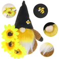 thumbnail image 3 of Bumble Bee Gnome de felpa de primavera y verano con girasol-Elf, decoraciones del Día Mundial de la Abeja, regalos, adornos de felpa de gnomos de abeja de verano-dwa escandinavo Afortunado Sencillez, 3 of 5