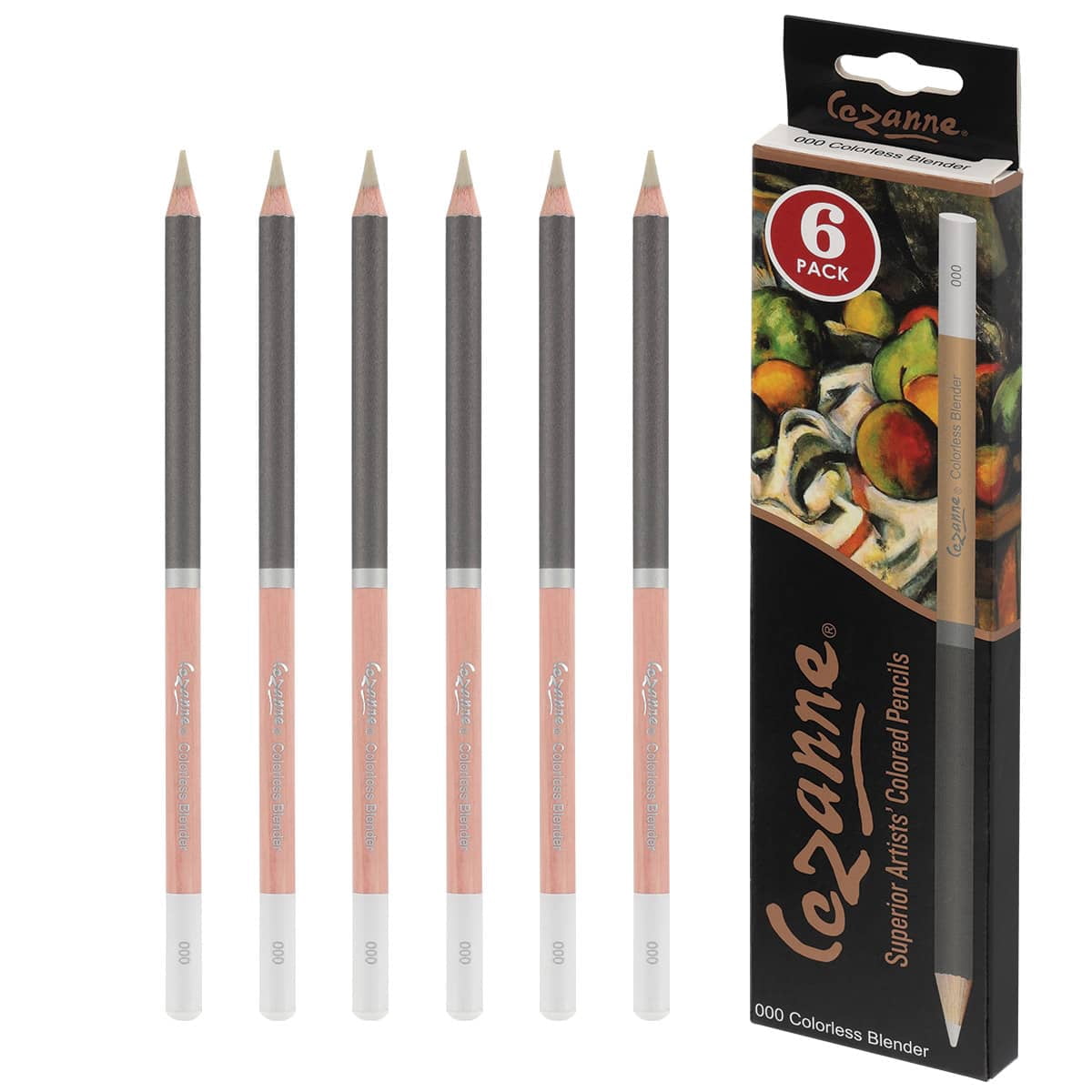 Cezanne Premium Colored Pencil Set With 6pk Colorless Blenders - Soft Wax Core Colored Pencils for Drawing, Blending, Coloring, Professional Artists & More! - 120-Count