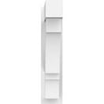 thumbnail image 2 of 7"W x 24"D x 32"H Balboa Architectural Grade PVC Outlooker with Block Ends, 2 of 8