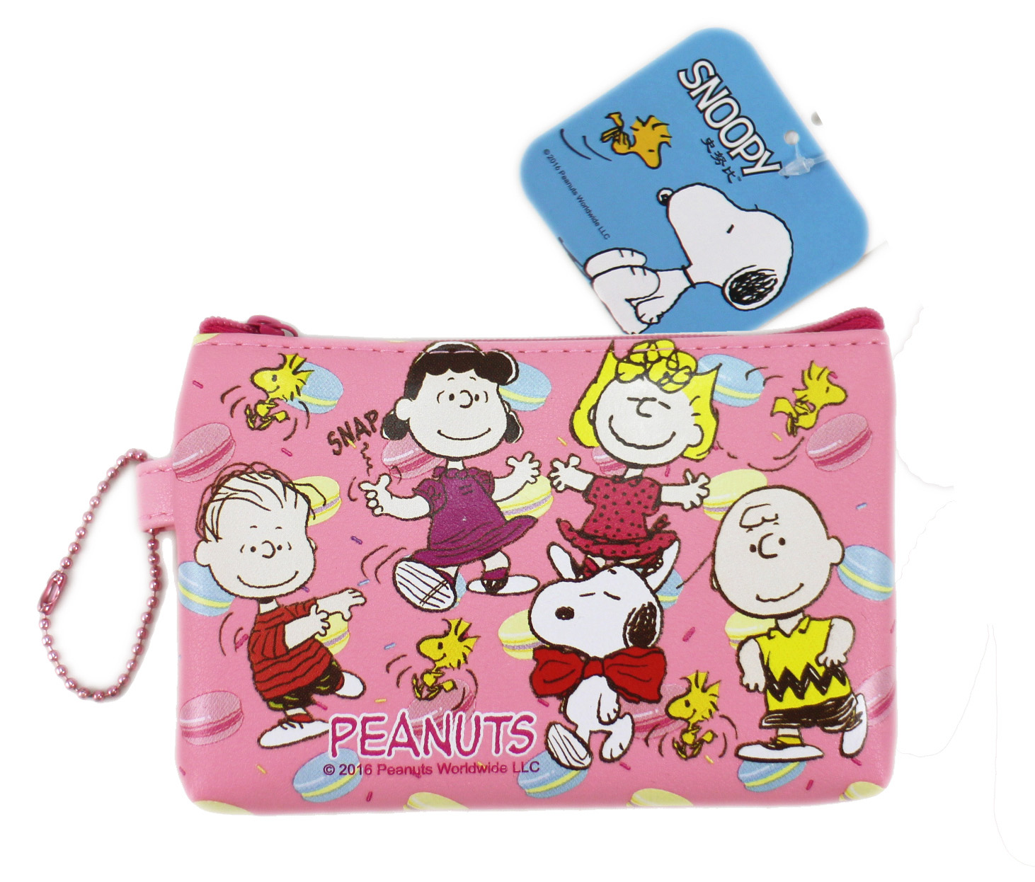 Peanuts Snoopy & Friends Pink Faux Leather Coin Purse/Wallet