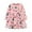 Pink, variant on Girls Knitted Christmas Dress Cartoon Print Round Neck Party Holiday Outfit Pink 7-8 Years