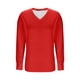 thumbnail image 3 of HongQid Plus-Size Shirts for Women Trendy V Neck Tops Oversized Long Sleeve Tees Dressy Pullover Tunics, 3 of 4