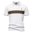 thumbnail image 1 of WOLLED T-Shirt Brodé de Cerf pour Hommes, Col en V, Manches Courtes, Décontracté, 1 of 9
