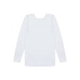 thumbnail image 3 of DPOIS Kids Girls Stretchy Nylon Long Sleeve Undershirts Tops Type A White 2-4, 3 of 7