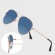 thumbnail image 1 of Gafas de sol cóncavas, gafas de sol S3025 con revestimiento interior de película verde, gafas de sol reflectantes antideslumbrantes para conducir, 1 of 5