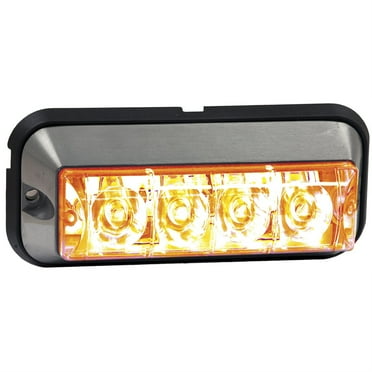 Buyers Products 8891004 Amber LED Strobe Light (4-7/8in RECT)