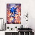thumbnail image 3 of Póster de Sonic The Hedgehog en papel para imprimir en casa, sala de estar, dormitorio, entrada, bar, restaurante, cafetería, arte, pintura, decoración, 3 of 5