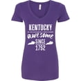 thumbnail image 3 of Inktastic Kentucky is Awesome Since 1792 Women's V-Neck T-Shirt, 3 of 5
