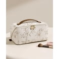 thumbnail image 2 of Bolsa de maquillaje de viaje EACHY, bolsa de cosm&#2013265929ticos de gran capacidad para mujer, bolsa port&#2013265921til impermeable, bolsa de aseo plana abierta, bolsa, 2 of 7