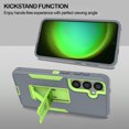 thumbnail image 6 of CoverON For Samsung Galaxy S24 Phone Case, Military Grade Heavy Duty Full Body Kickstand Cover, Gray, 6 of 8