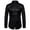 Black, variant on JURANMO Mens Silk Dress Shirts Long Sleeve Button Down Shirt Slim Fit Stand Collar Blouse Tops Luxury Prom Paisley Shirt for Wedding Party White M Sales of The Day