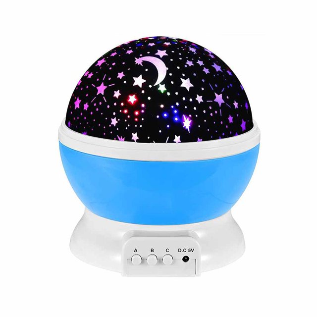 Luz De Proyección De Estrella Led, Lámpara De Proyección De Cielo Estrellado Giratorio, Luz Nocturna, Regalo De Decoración Para Niños Monstrate HA025788-01