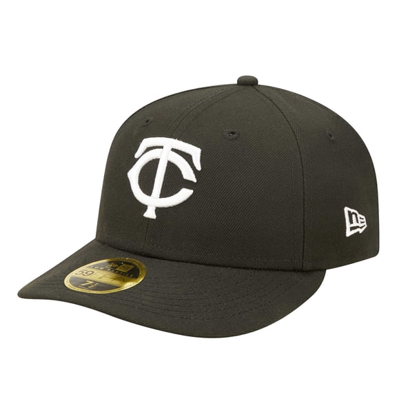 Men's New Era Black Minnesota Twins Low Profile 59FIFTY Fitted Hat