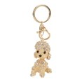 thumbnail image 2 of Keychain Pendant, Unique Design Cute Exquisite Puppy Shape   Fine Workmanship Rhinestone Keychain  For Bag  For Car Pendants White, 2 of 8