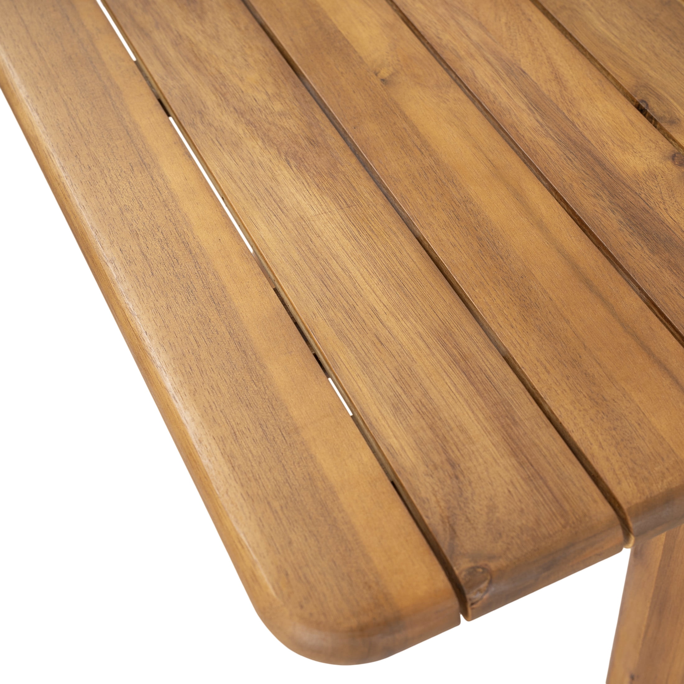 Christopher Knight Home 64"-80" Rectangular Extendable Acacia Wood Outdoor Dining Table, Teak