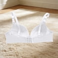 thumbnail image 6 of Feancey Comfy Everyday Bras for Women No Underwire Brassiere Breathable Casual Push Up Bra Solid Color Supportive Wireless Bralettes White 34, 6 of 10