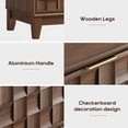 thumbnail image 2 of Nightstand with Charging Station, Modern 2 Drawer Bedside Table with Storage, 1 pack,Walnut, 2 of 10