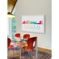 thumbnail image 4 of Miami Color Skyline Framed Painting Print, 4 of 5