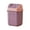 Purple, variant on Purple Square Trash Can With Lid For Office Bathroom Waste Bin Plastic Garbage Bin Odor Control Small Space Desk Side Bin Purple Size 13X9 Inches