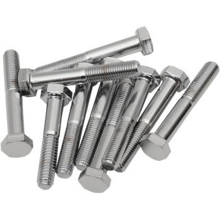 Drag Specialties DS-190641 Fine-Thread Hex-Head Bolts - 5/16in.-24 x 1 3/4in.