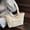 Beige-BG-clearacne, variant on ufeghfjh Quilted Casual One Shoulder Large Capacity Tote Computer Bag 25.5x17.3x3.57 Inches, Canvas Laptop Bag with Front Pocket, Lightweight and Durable