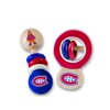 BabyFanatic Wood Rattle 2 Pack - NHL Montreal Canadiens Baby Toy Set