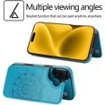 thumbnail image 2 of Phone Cases Design for iPhone 16 Plus Flip Folio Wallet Case with Credit Card Holder Slot PU Leather Cover Durable Kickstand Protective Covers for Women Men Girls 6.7 inch Blue, 2 of 13
