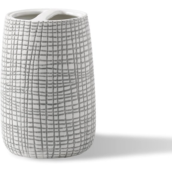 Kassatex Raffia Bath Accessories Toothbrush Holder