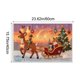 thumbnail image 3 of Seyotauo Christmas Decor 3D Stereoscopic Embroidery Carpet - 24 x16 inch Polyester Xmas Decor Indoor Outdoor, Absorbent Nonslip Dirt Proof Washable Foot Mat for Entryway Kitchen Bathroom Porch Patio, 3 of 6