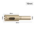 thumbnail image 2 of 5-50mm Hex Handle Vacuum Brazed Dry Drill Bits Cutter Drilling Core Bit Tile 16mm, 2 of 9