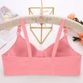thumbnail image 4 of Front Closure Bras for Womens Bras Front Snaps Seniors Snap Front Bra Older Women Comfort Everyday Bras (Watermelon Red), 4 of 7