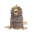 thumbnail image 4 of Bolsa bandolera para mujer de hombro con pintalabios de felpa a la moda con correa de cadena JShteea Para Estrenar, 4 of 9
