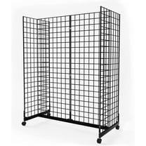 bonnlo Easy To Assembel Gondola Wire Grid Panel Tower additional hooks, 48 x 24 x 60, Black