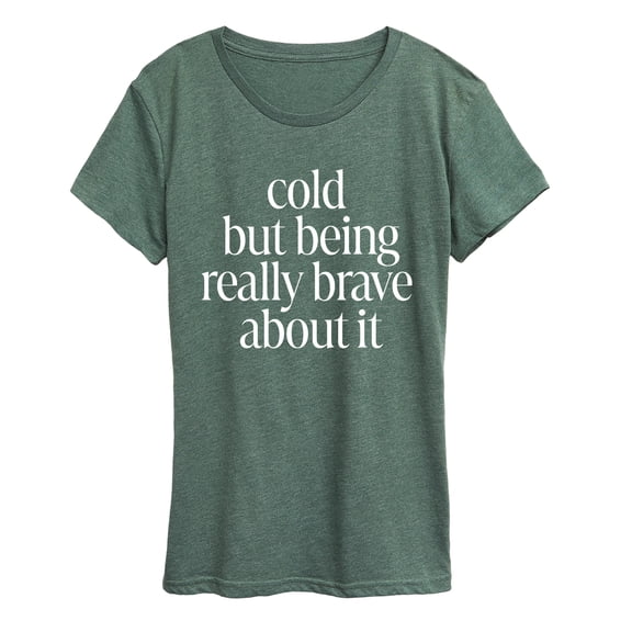 Instant Message - Cold, But Brave Short Sleeve Graphic T-Shirt