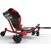 EzyRoller: Spinner - Bravo Red - Ride-On Scooter, Cambering Motion, 360 Degree Turns, Pedal Free Cart, Extendable Frame, 154lb Cap, Kids-Teens Ages 4+