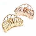 thumbnail image 4 of QinGoo Medium Metal Hair Claw Clip for Women Strong Hold Non-Slip Hair Accessory 1 Count, 2.76 Inch, Rose Gold, 4 of 6