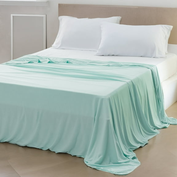 U by BedsureCooling Blanket King-Green Summer Lightweight Breathable Blanket with Rayon Derived from Bamboo